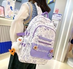 Durable Backpack For Girls 612-5 Galaxy Bags