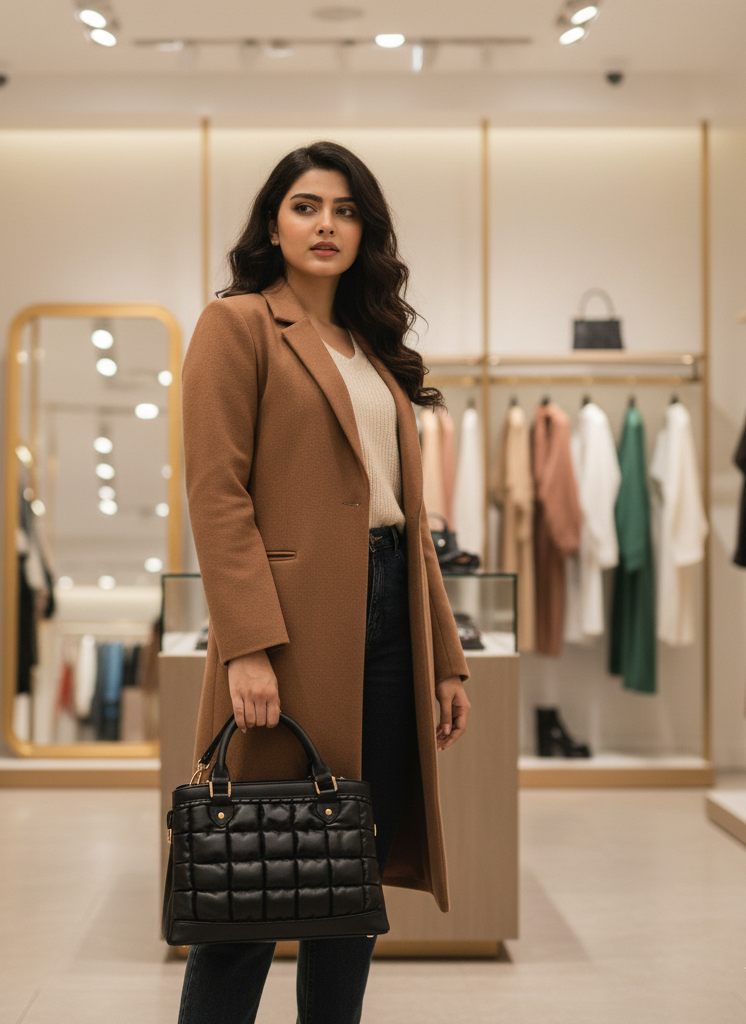 Trendy Bubble Quilted Leather Handbag – Luxury Style on Sale A002