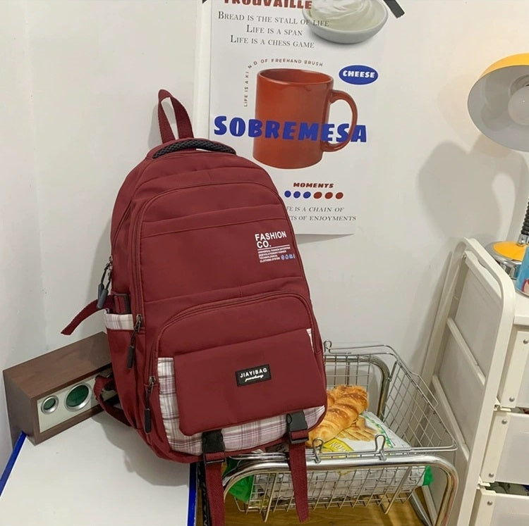 New Large Capacity Student Schoolbag Korean Style Artistic Junior High School Student Backpack ZK423