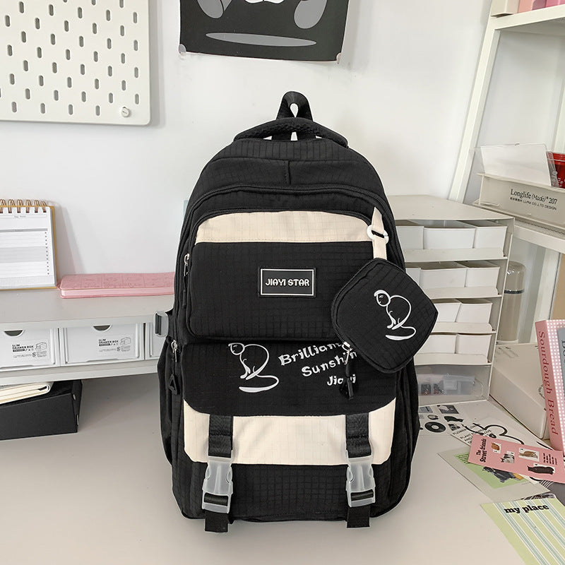 New Style Middle School Student Schoolbag for Reducing the Weight ZK421