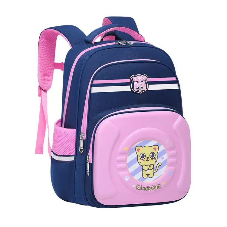 Pink & Blue Backpack For Girlls & Boys 4131 GALAXY BAGS