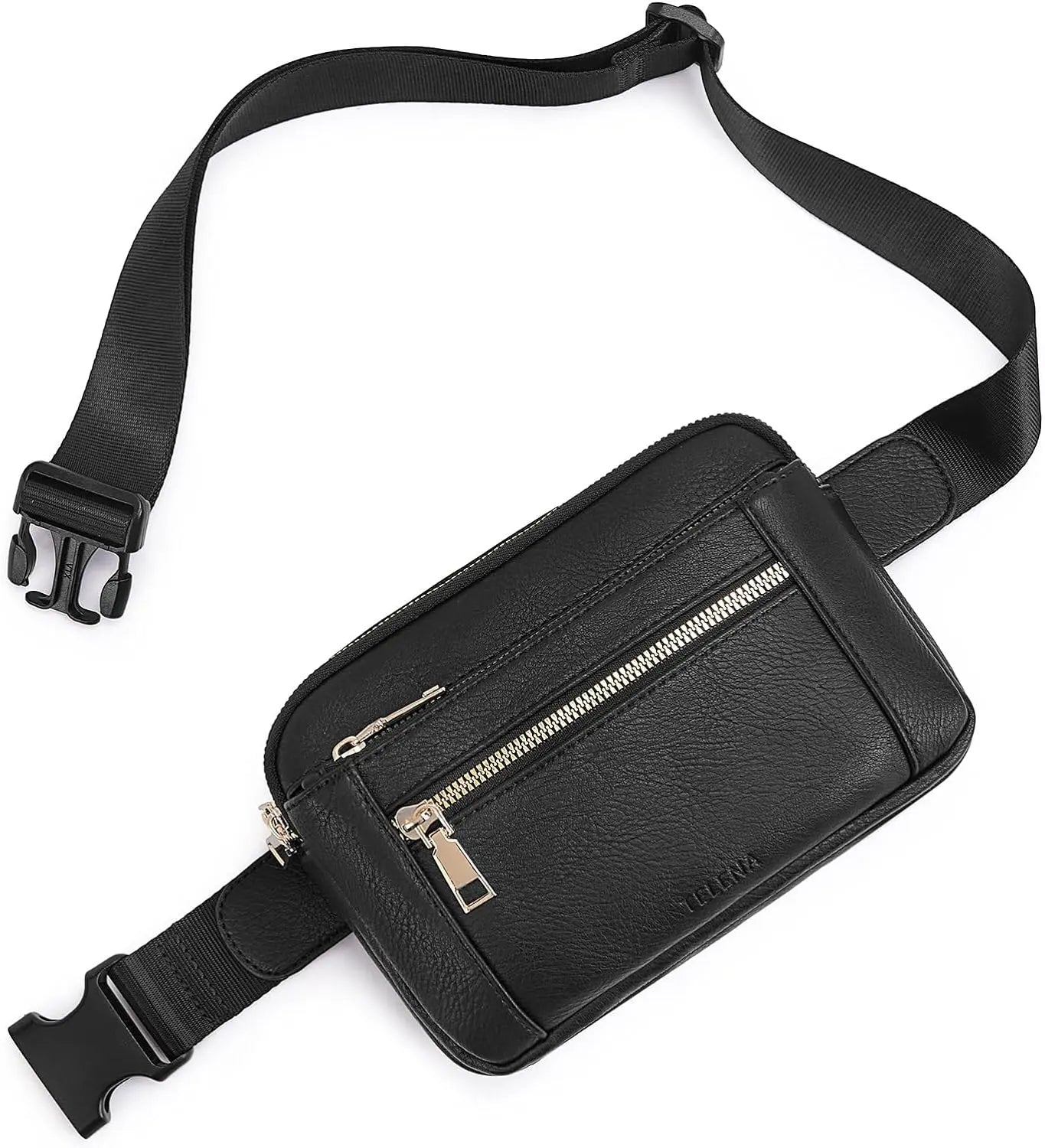 Premium Leather Fanny Pack - Lightweight Waist Bag with Adjustable Belt GALAXY BAGS