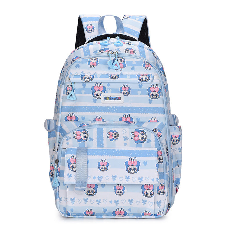Primary and secondary school students to reduce the burden of ridge protection backpack girls ZK428