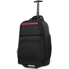 Protege 22" Black Rolling Backpack with Telescopic Handle 101 GALAXY BAGS