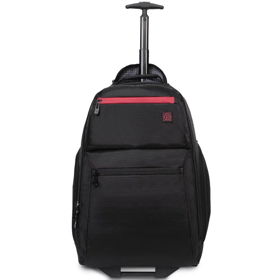 Protege 22" Black Rolling Backpack with Telescopic Handle 101 GALAXY BAGS