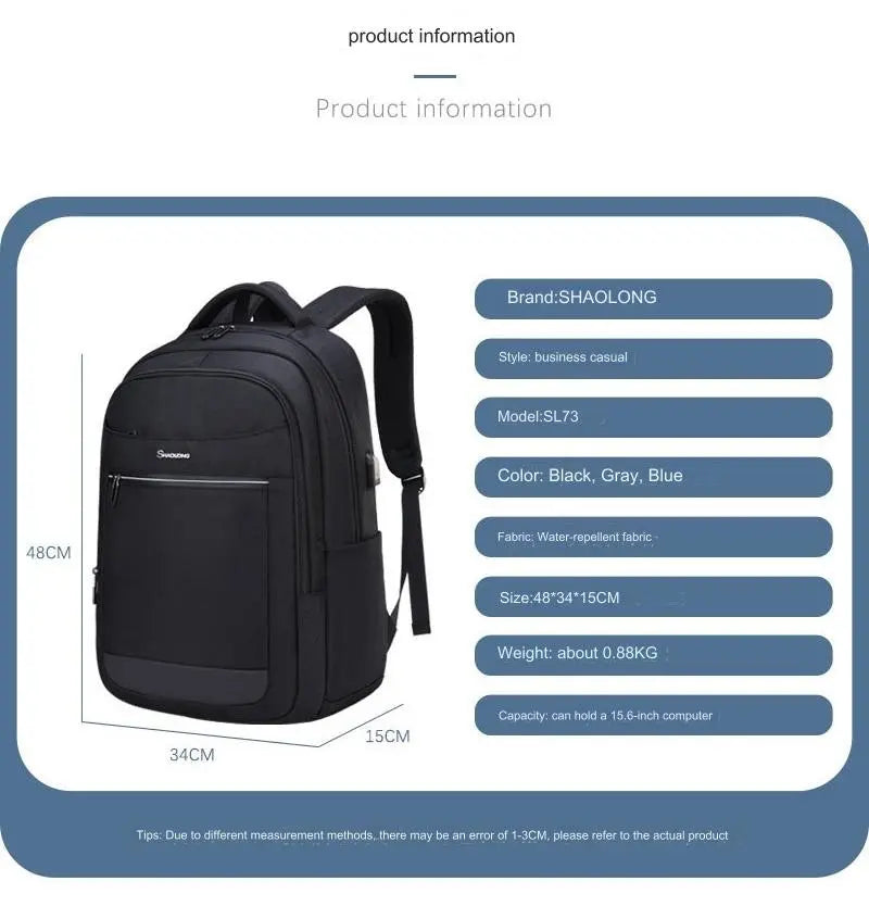 White Traveling school backpack bags Laptop 15.6 inch 9061 GALAXY BAGS