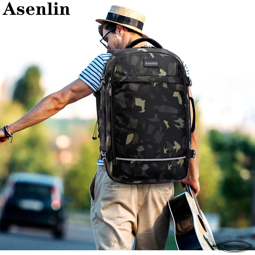 Asenlin 40L Travel Backpack for Women Men 17 Inch Laptop Backpack Flight Approved Luggage Carry On