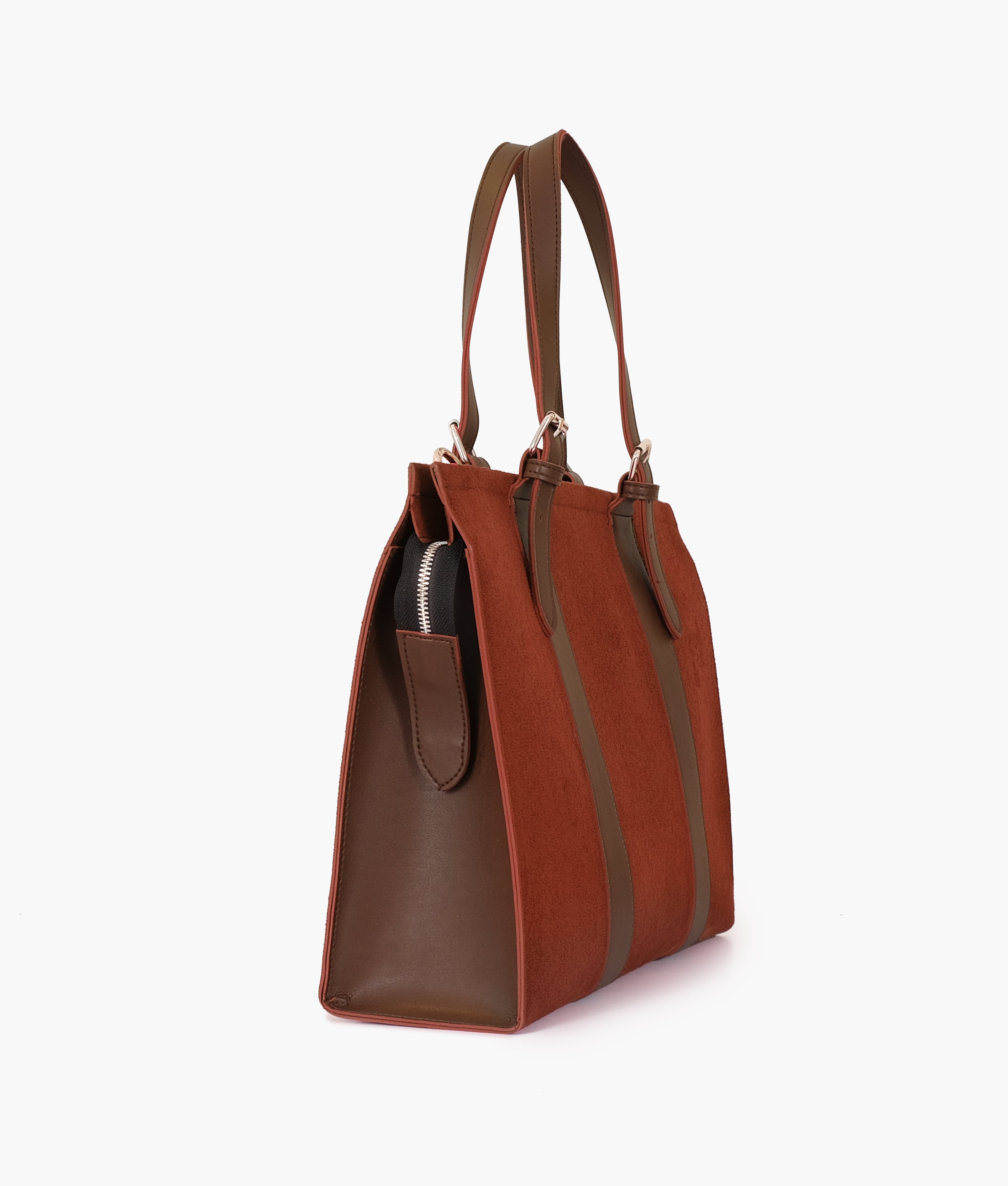 Suede Computer Backpack Dark Brown Suede Laptop Bag With Sleeve – Galaxy Bags