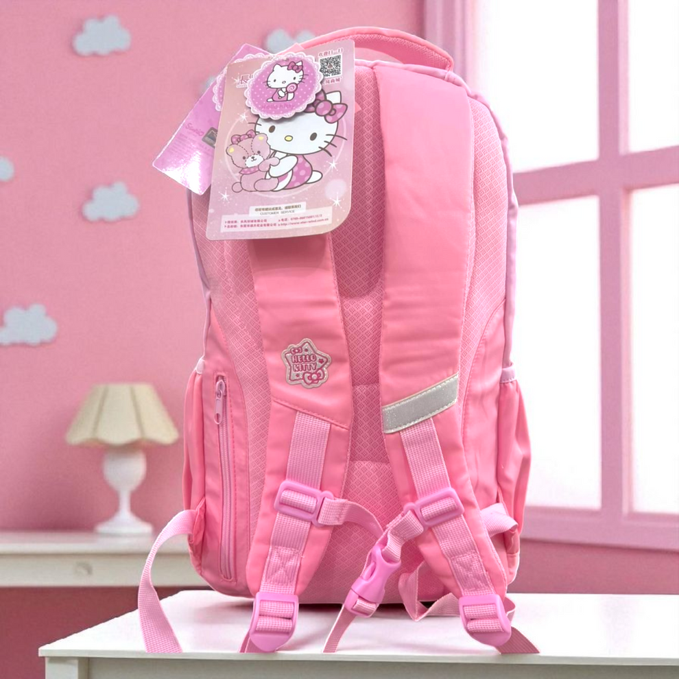 Hello Kitty Pink Backpack for Girls – Cute School Bag Days Full