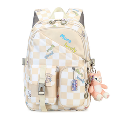 Cute Women Multi-Pocket School Backpack for Student