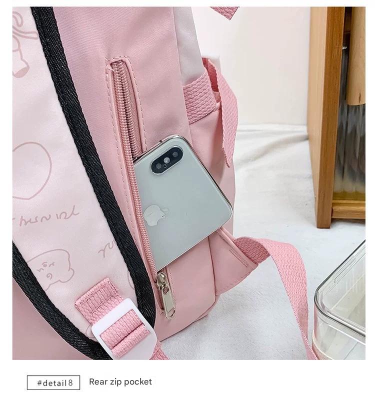 Schoolbag Japanese Large Capacity High School Student College Student Backpack ZK410