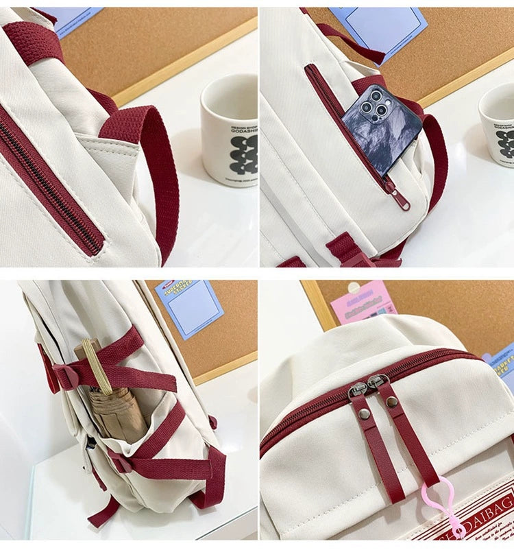 New Fashionable Backpack for Junior High School Students, College Students, Girls ZK411
