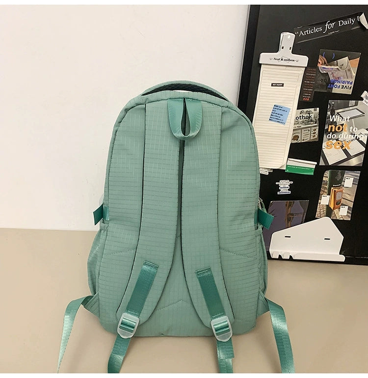 New Korean Style Women's Backpack All-match Two-piece Set Primary School Students' Fashionable Large Capacity ZK426