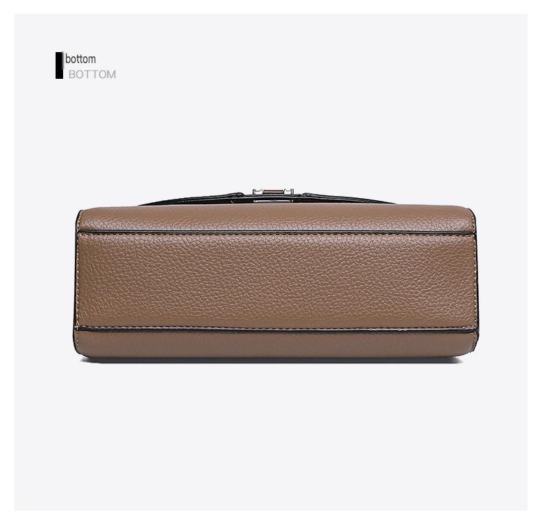 New Large Capacity Fashionable Simple Women's Single Shoulder Bag Soft Leather 851-9839