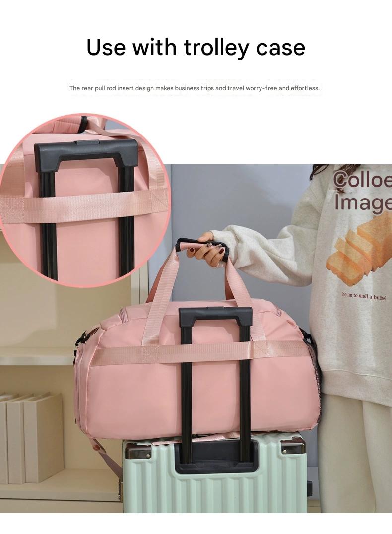 Travel Bag, Ultra-Large Capacity, Lightweight Storage Bag, Dry and Wet Separation, Portable Travel Sports Bag for Men and Women ZK416