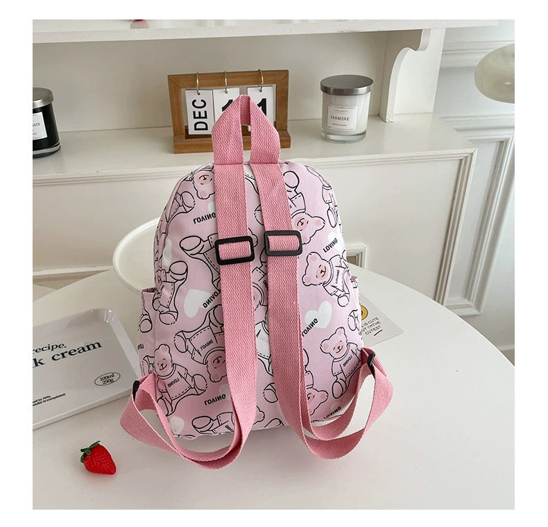 Student bag backpack children bag in one cartoon doll bag For Nursery, Kg And One Class ZK417