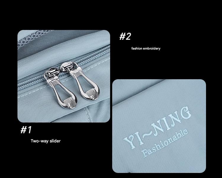 New Thickened Backpack Multi-Layer Zipper Buckle Backpack Cushioning Strap Wear-Resistant Good Quality Backpack for Women ZK412