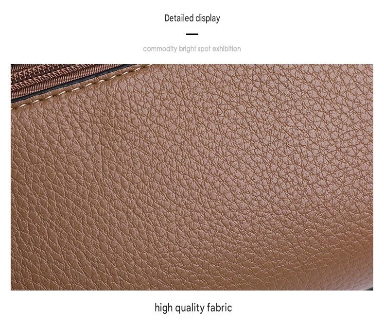 New Large Capacity Fashionable Simple Women's Single Shoulder Bag Soft Leather 851-9839