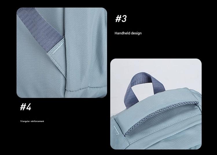 New Thickened Backpack Multi-Layer Zipper Buckle Backpack Cushioning Strap Wear-Resistant Good Quality Backpack for Women ZK412