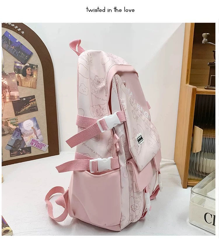 Schoolbag Japanese Large Capacity High School Student College Student Backpack ZK410