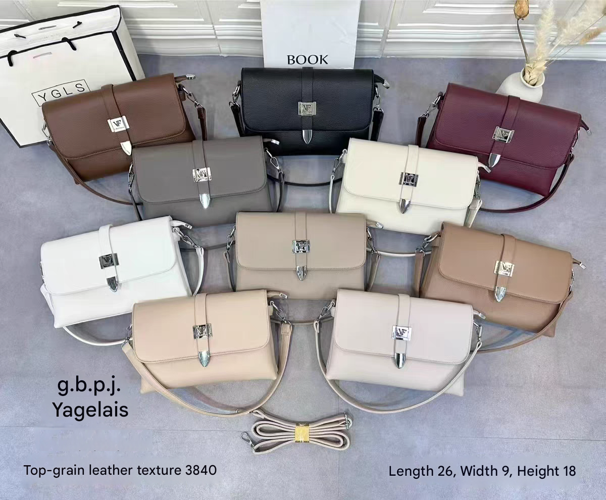 New fashionable and versatile handbag one-shoulder crossbody bag high-end small square bag women's 9213