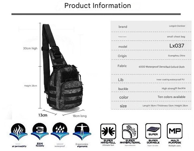 Lightweight Chest Bag For Men ZK403