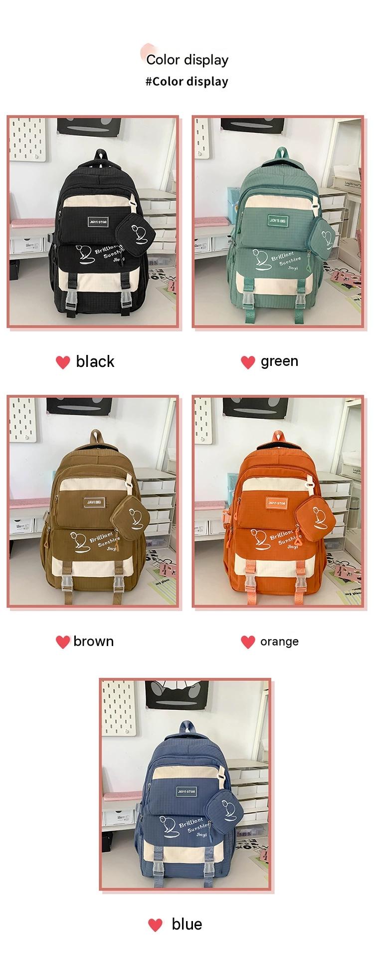 New Style Middle School Student Schoolbag for Reducing the Weight ZK421