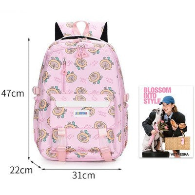 Women's Lightweight Backpack Large Capacity Simple Casual Travel Backpack Cute Printed ZK432
