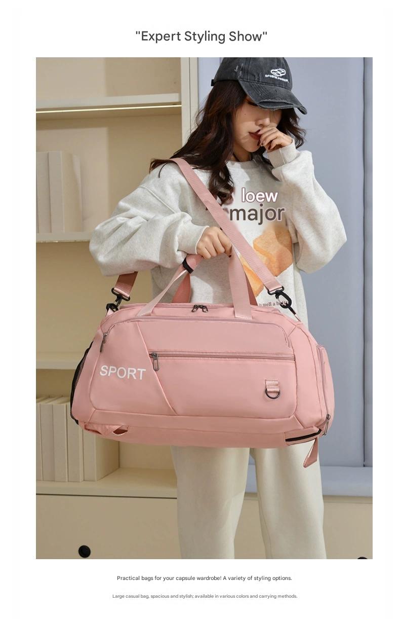 Travel Bag, Ultra-Large Capacity, Lightweight Storage Bag, Dry and Wet Separation, Portable Travel Sports Bag for Men and Women ZK416