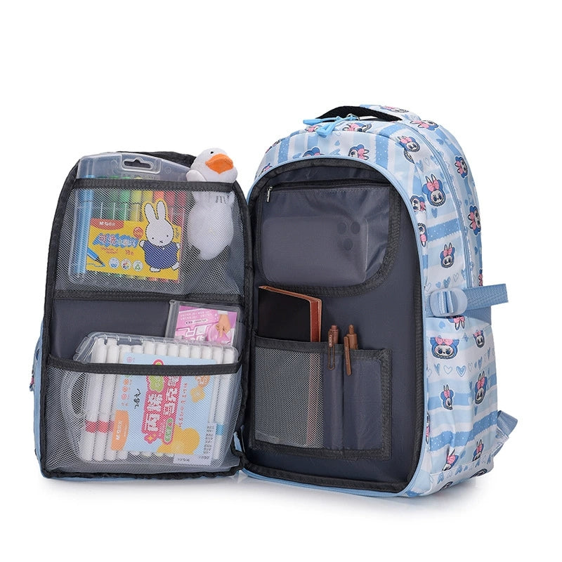 Primary and secondary school students to reduce the burden of ridge protection backpack girls ZK428