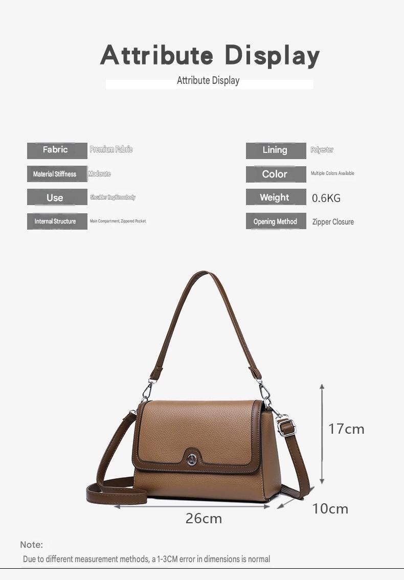 Women's Shoulder Bag, Niche Design, High-Quality Texture, Elegant Crossbody Bag 851-8921