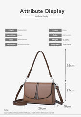 New Large Capacity Fashionable Simple Women's Single Shoulder Bag Soft Leather 851-9839