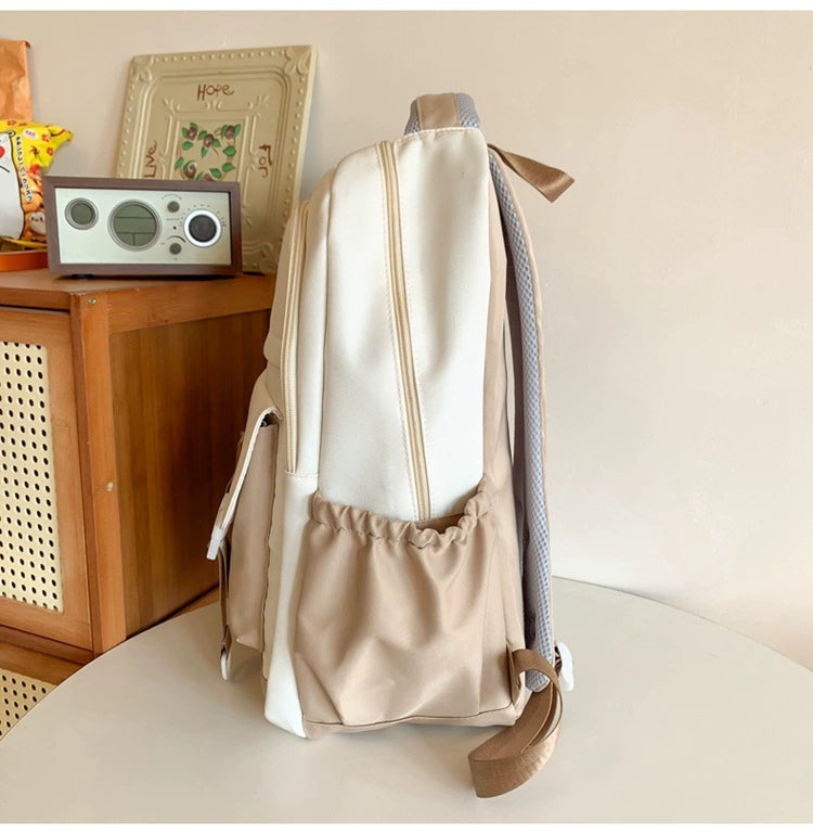 Elementary School, Junior High School, High School, and University, Large-Capacity Backpacks, Simple Backpacks for Women ZK409