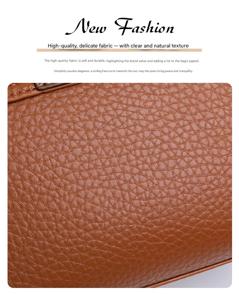 New Fashion Solid Color Small Square Handbag Crossbody Versatile Lightweight 8219-0181