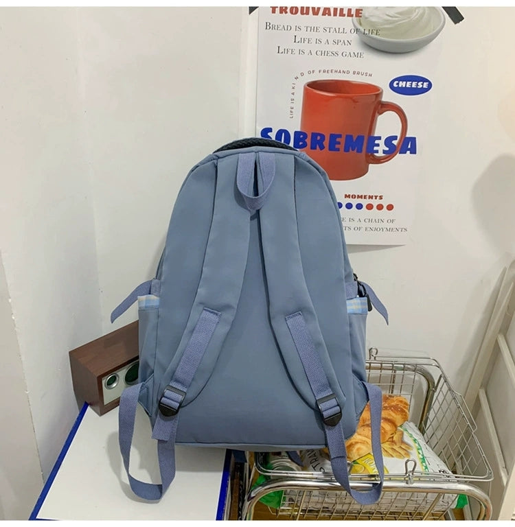 New Large Capacity Student Schoolbag Korean Style Artistic Junior High School Student Backpack ZK423