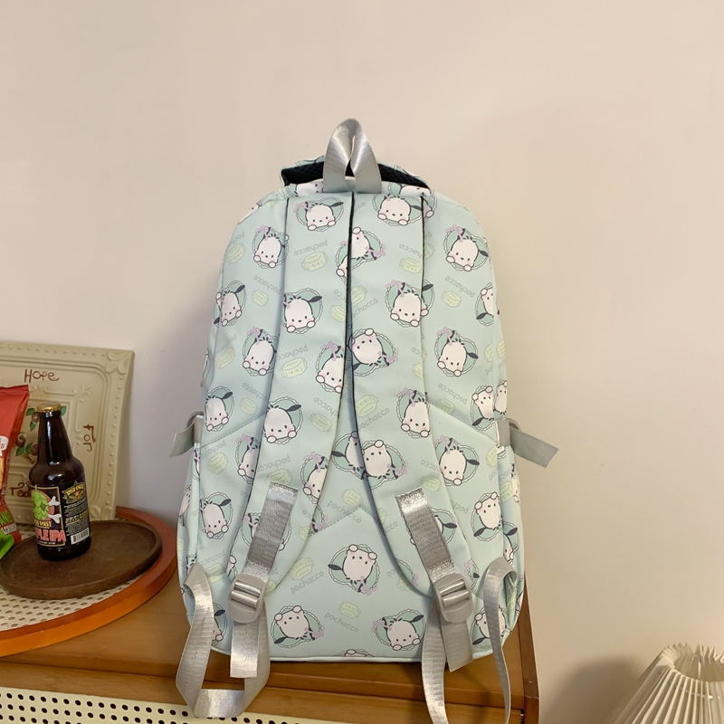 Junior High School Student Schoolbag Cartoon Print High-Looking Sweet Girl Backpack Multi-Layer ZK433
