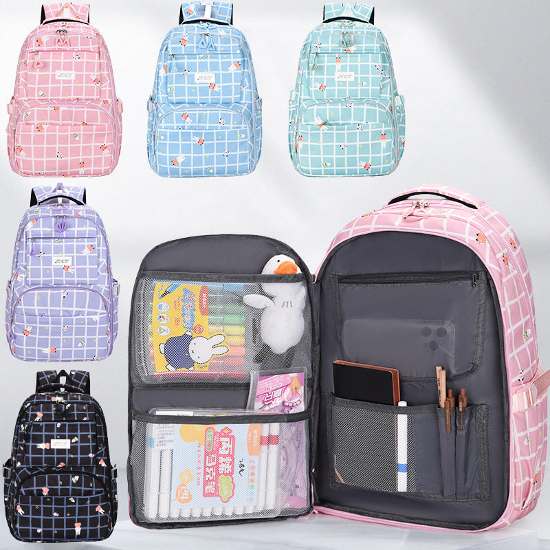 Women's Lightweight Backpack Large Capacity Simple Casual Travel Backpack Cute Printed ZK432