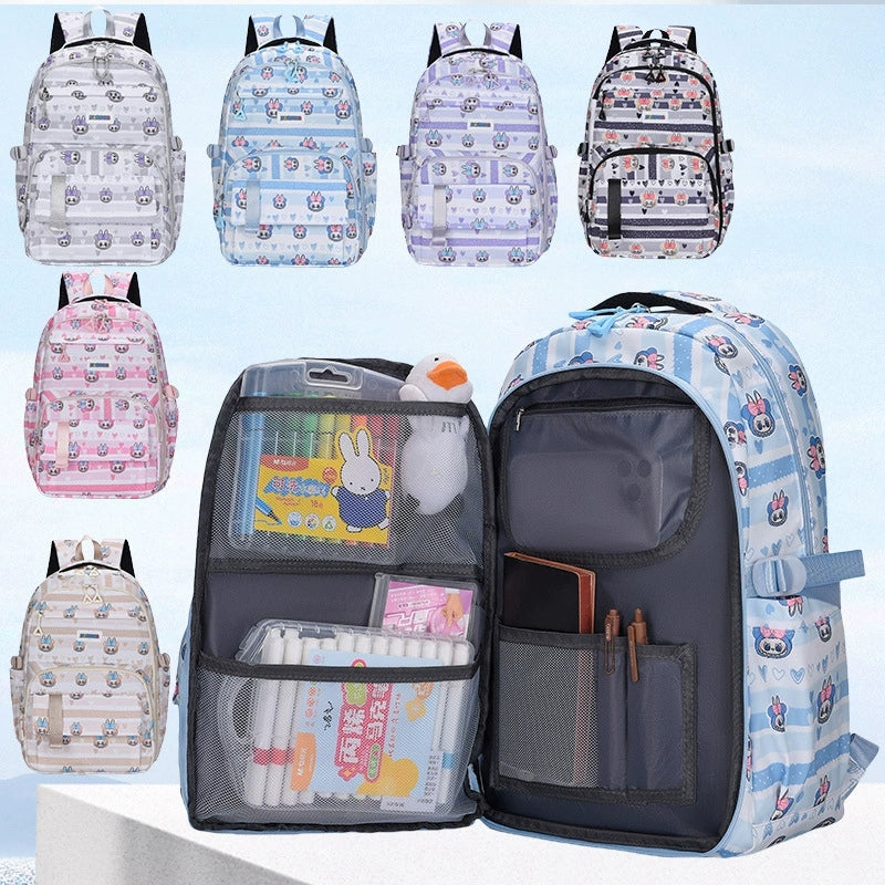 Primary and secondary school students to reduce the burden of ridge protection backpack girls ZK428