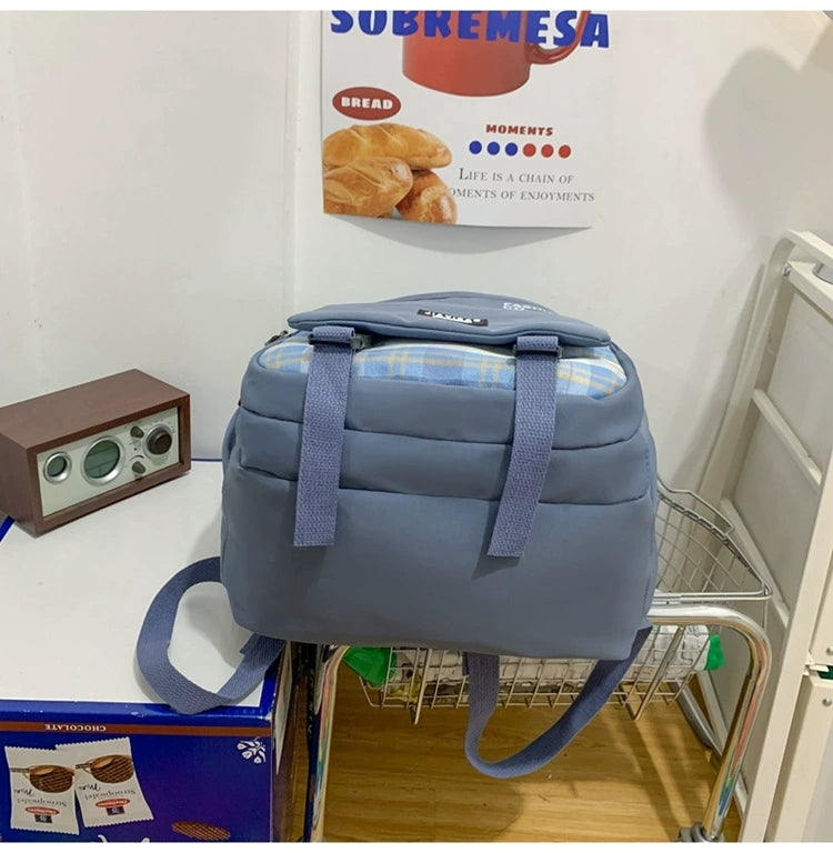 New Large Capacity Student Schoolbag Korean Style Artistic Junior High School Student Backpack ZK423