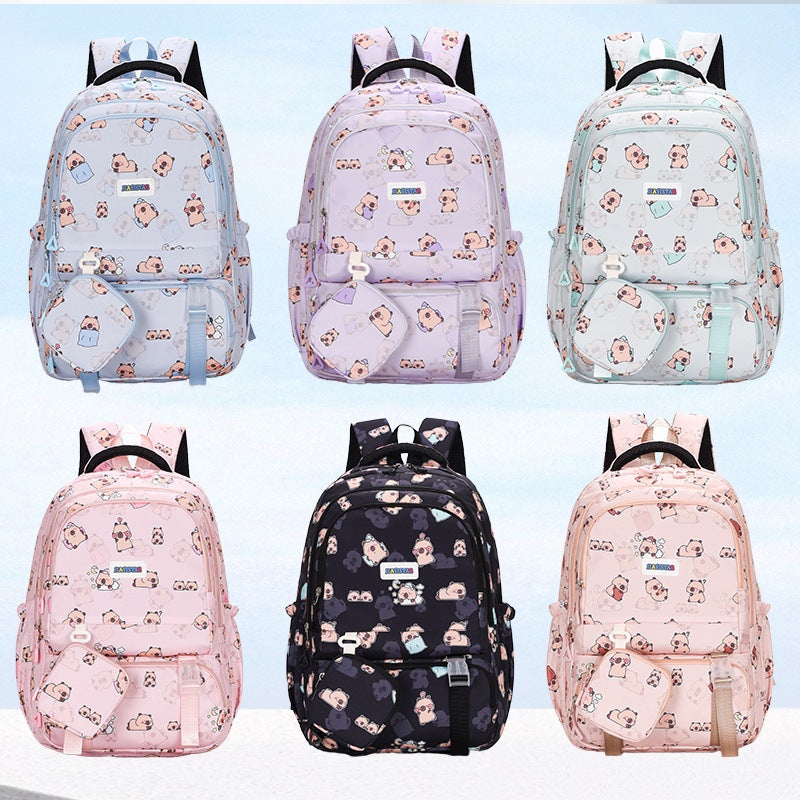 Junior High School Student Schoolbag Extra Large Capacity Backpack, Lightweight Backpack ZK424