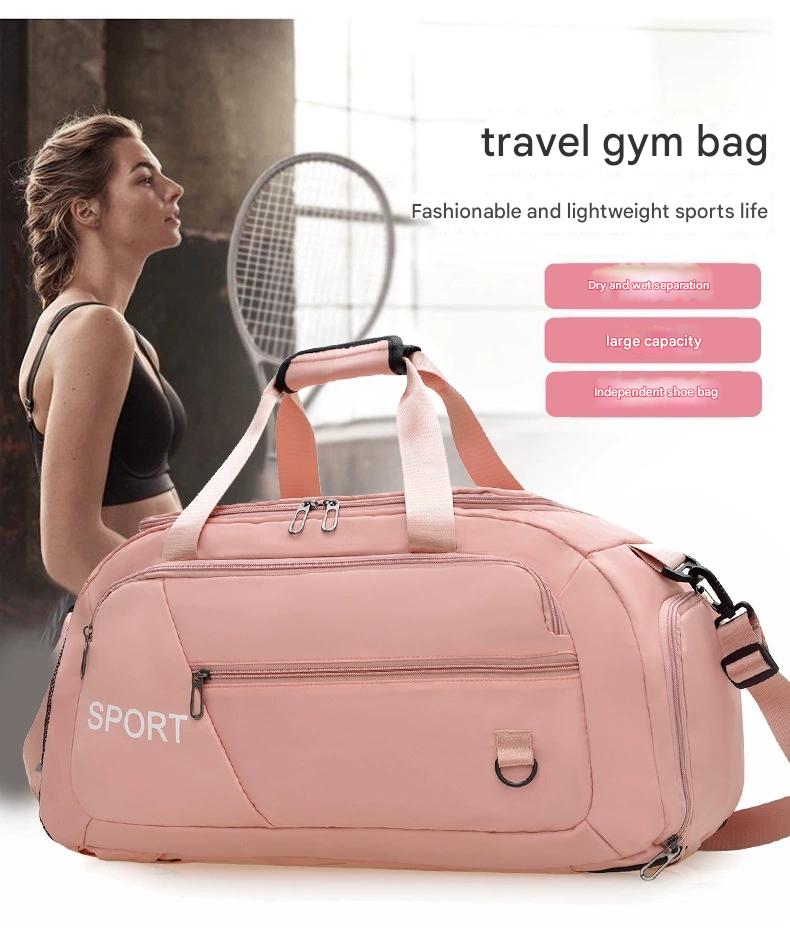 Travel Bag, Ultra-Large Capacity, Lightweight Storage Bag, Dry and Wet Separation, Portable Travel Sports Bag for Men and Women ZK416
