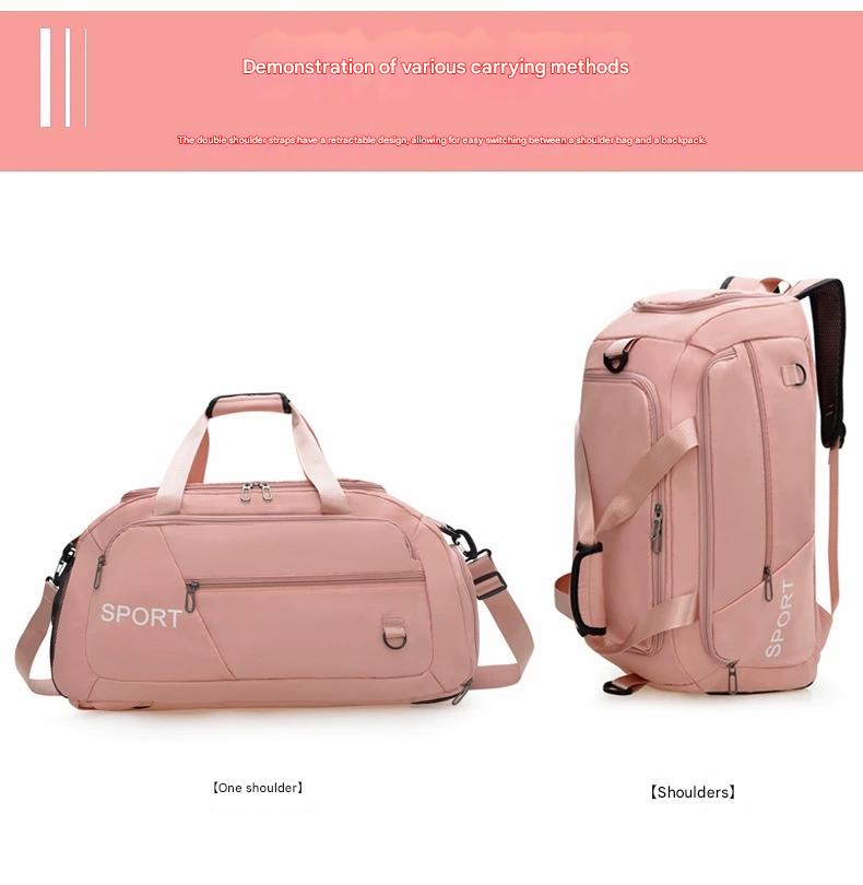 Travel Bag, Ultra-Large Capacity, Lightweight Storage Bag, Dry and Wet Separation, Portable Travel Sports Bag for Men and Women ZK416