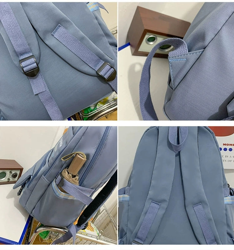 New Large Capacity Student Schoolbag Korean Style Artistic Junior High School Student Backpack ZK423